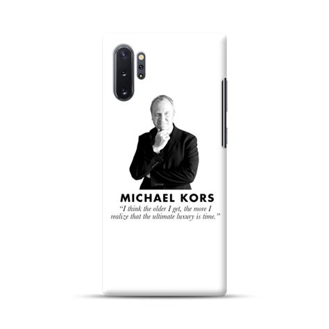 Michael Kors White Genuine Customized Samsung Galaxy Note 